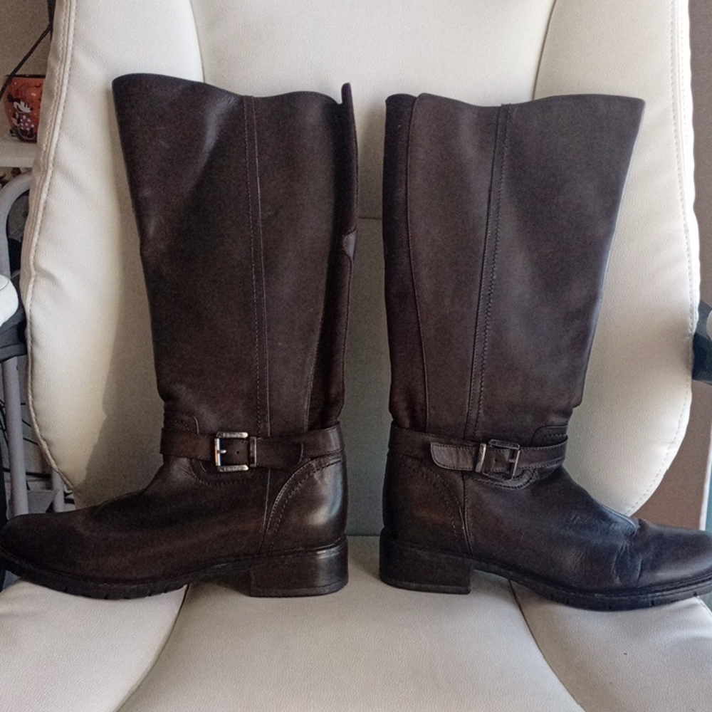 Blondo Chocolate Leather Women's Boots